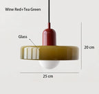 Suspension Bauhaus en Verre – Vallauris