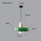 Suspension Bauhaus en Verre – Vallauris