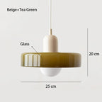 Suspension Bauhaus en Verre – Vallauris