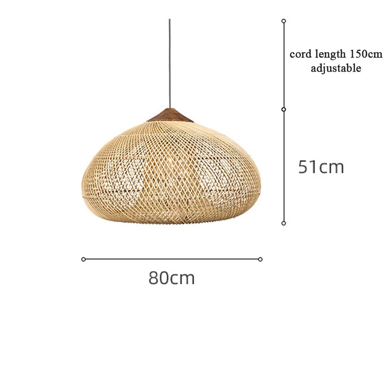 Suspension Rotin Tressé Oignon – Sault