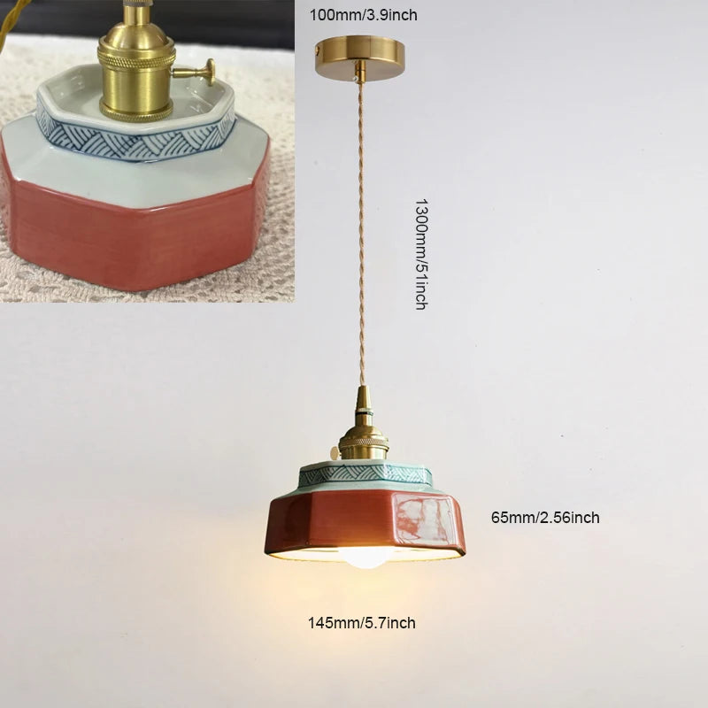 Suspension Céramique Émaillée – Salernes