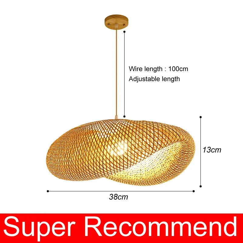 Suspension Colonne en Bambou – Annecy