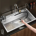 Évier cascade inox 304 nano, détail 3 : accessoires, finition ou dimensions