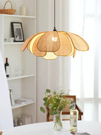 Suspension Fleur en Rotin – Grasse