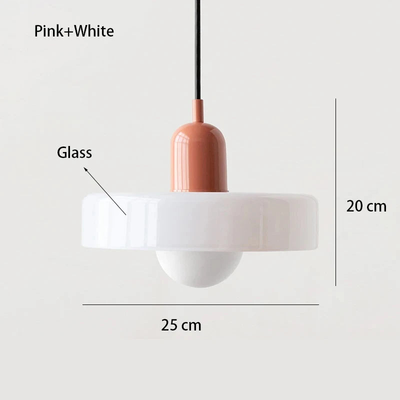 Suspension Bauhaus en Verre – Vallauris