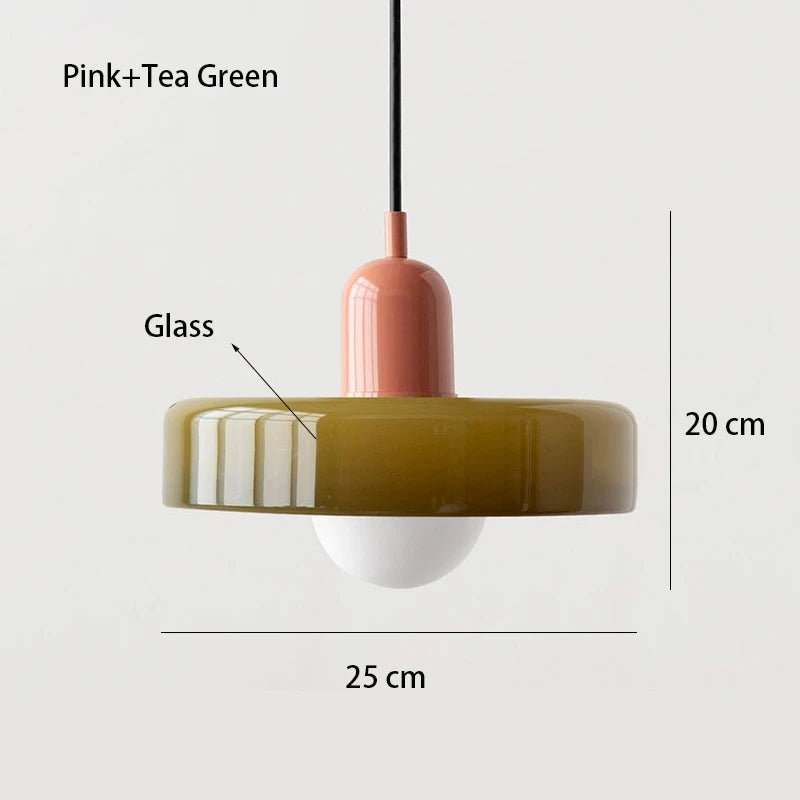 Suspension Bauhaus en Verre – Vallauris