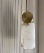 Suspension Albâtre et Laiton – Eygalières