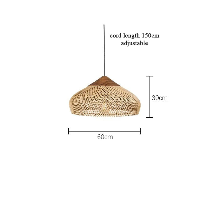 Suspension Rotin Tressé Oignon – Sault
