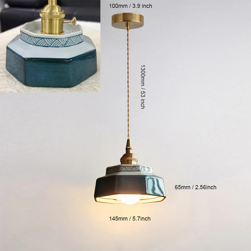 Suspension Céramique Émaillée – Salernes