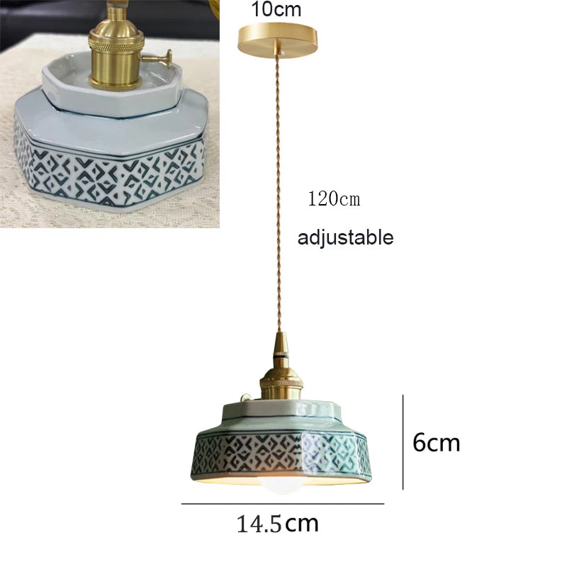 Suspension Céramique Émaillée – Salernes