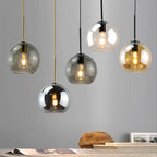 Suspension Boule en Verre Fumé – Sète