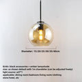 Suspension Boule en Verre Fumé – Sète