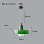 Suspension Bauhaus en Verre – Vallauris