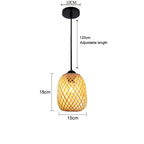 Suspension Colonne en Bambou – Annecy