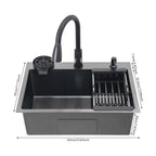 Petit évier multifonction 45 × 40 ou 60 × 45 cm, détail 6 : accessoires, finition ou dimensions