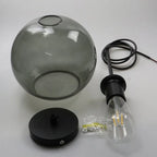 Suspension Boule en Verre Fumé – Sète
