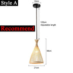 Suspension Colonne en Bambou – Annecy