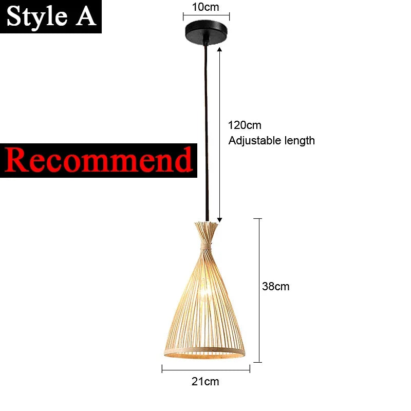 Suspension Colonne en Bambou – Annecy
