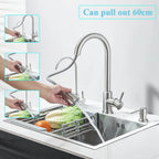 Évier inox 304 à encastrer 50 à 60 cm, détail 2 : accessoires, finition ou dimensions