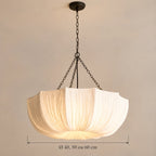 Dimensions de la suspension Ramatuelle version suspendue : Ø 40, 50 ou 60 cm